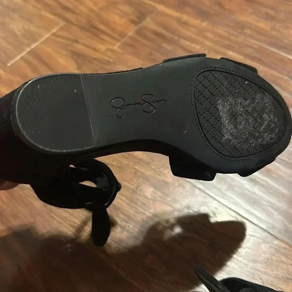 Jessica Simpson Cyrena Black Lux Suede - Picture 5 of 8